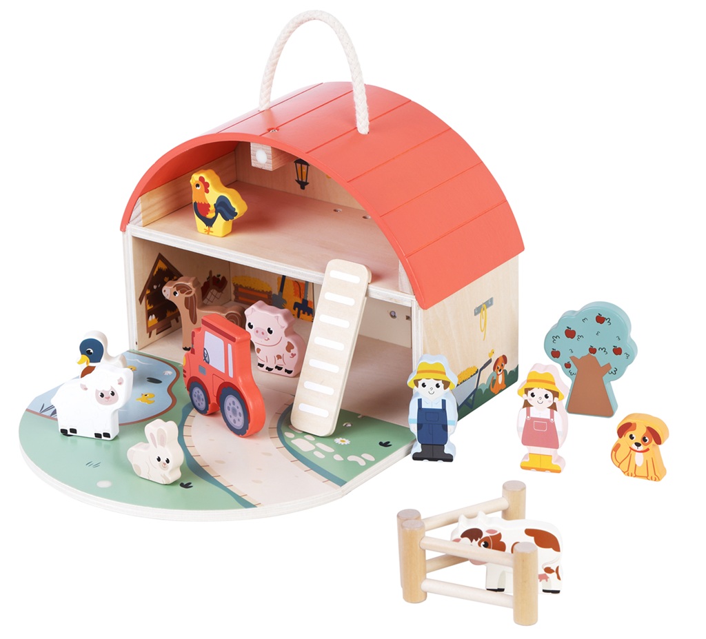 2Kids Toys Drevený domček Farma