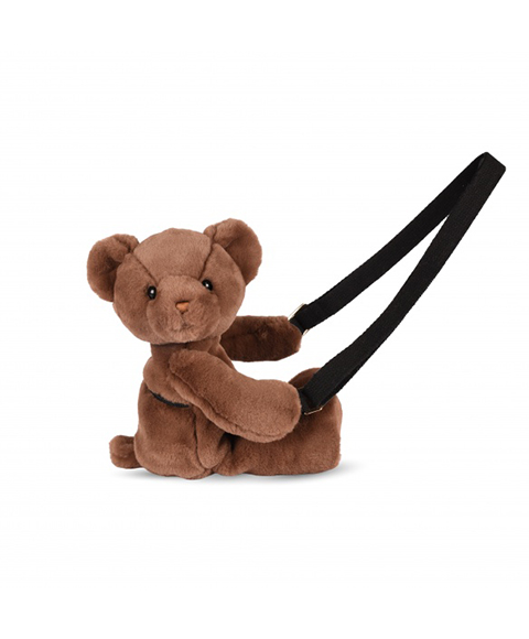 Doudou Plyšová taška cez rameno Medvedík hnedý 30 cm