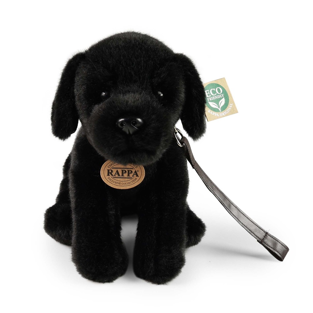Plyšový pes labrador čierny 25 cm ECO-FRIENDLY