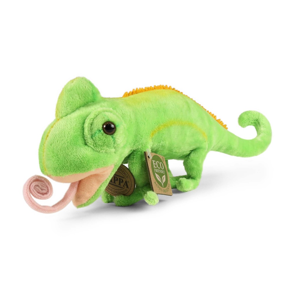 Rappa Plyšový chameleón 30 cm ECO-FRIENDLY