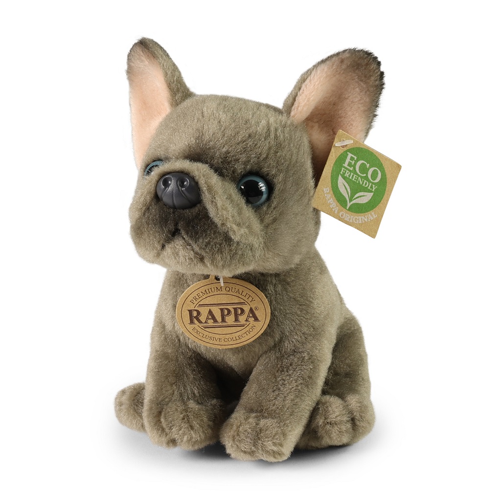 Rappa Plyšový pes francúzsky buldoček 18 cm ECO-FRIENDLY